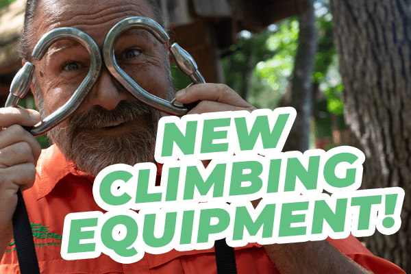 New Climbing Equipement - Man With Safety Clips