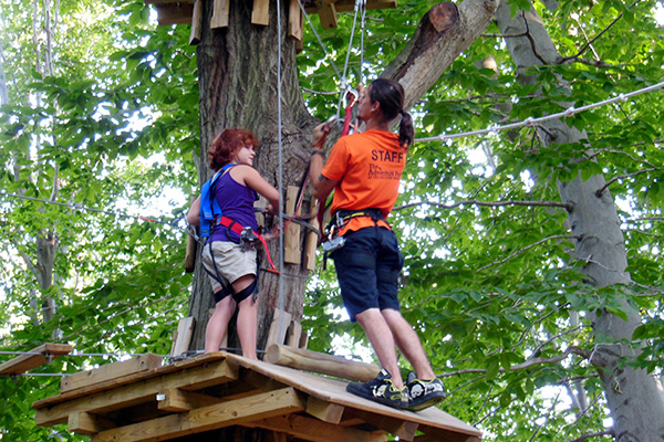 TreeHoppers Guide On Platform Helping Guest