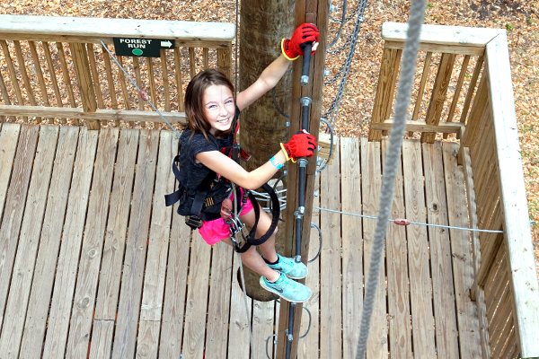 Guest Climbs on Waterfall Course