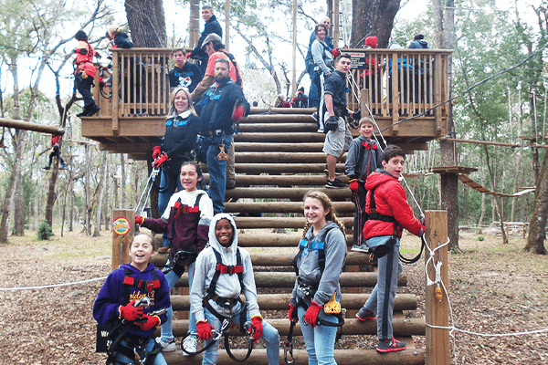 Big Group of Youth Group Kids